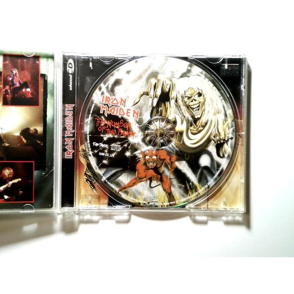 Iron Maiden - The Number Of The Beast CD - Enhanced RAW Power CD Heavy Metal - Picture 2 of 3